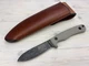 ESEE Ashley Emerson Game Knife Canvas Micarta Handle - Leather Belt Sheath - USA