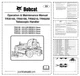 Bobcat TR35160 TR45190 TR50210 TR40250 Telescopic Handler Operation and Maint...