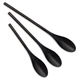 Rada Cutlery 3-Piece Mixing Spoons Set (B311), 9.875", 11.75", 13.75", Black 