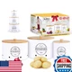 Kito LIVING Canister Set w/ Bamboo Lids for Kitchen Counter Storage 3PC