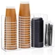 Cunhill 4 Comp. Acrylic Coffee Cup & Lid Storage Organizer Dispenser Holder