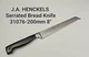 ZWILLING J.A. HENCKELS SOLINGEN Germany Bread Knife 31076‐200 mm 8" No Stain