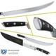 DALSTRONG Butchers Breaking Cimitar Knife - Gladiator Series 10" Slicer -