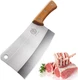 ZENG JIA DAO Meat Cleaver - 7'' Heavy Duty Butcher Knife Meat Chopper Bone Cutti