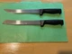 TriStar Carving Knife Lot of 2 All Serrated 8"  Blade US patent #D.302092