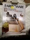Farberware Edgekeeper 15-Piece Stainless Steel Cutlery Knife Set w/ Wooden Block