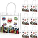 Aliceset 20 Pcs Hero Clear Favor Bags with Handles Party Inches, 