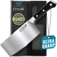Cutluxe Cleaver Knife - 7" Meat Cleaver, Butcher Knife for Meat Cutting &ndash; Ger...