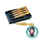 Mikisyo Power Grip Carving Chisel Set 5pcs Gray Case USED