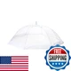 Fox Run Round Food Umbrella, 30", White