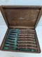 Cutco 8 Pc Steak Knife Set Model 1059 Wood Handles w/ Wood Case