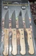 Bombay 4-Pack Jumbo Stainless Steel Steak Knife w/ Wood Handle Steakhouse Style