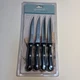 4 Steak Knife Set goodcook Brand Stainless Steel Knives Full Tang Chef Cutlery
