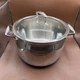 Belgique Tools Of The Trade Stainless 11 Qt Stock Pot Silicone Handles Glass Lid