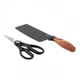 Oster Gunderson 2 Piece Black Stainless Steel Cutlery Set