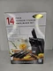 Marco Almond 14 Piece Rainbow Titanium Kitchen Knife Set