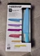 Farberware 12-Piece Cutlery Knife Set Colorful Seaths Gift chef new dorm compact