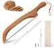 15.7 in Serrated Bread Slicer, Sourdough Bread Knife, Stainless Steel Bow Knife