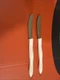 Cutco 1759 KB Table Knife Pearl White Handle Serrated Steak Knife Made In USA