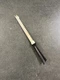 QUIKUT STAINLESS STEEL CARVING KNIFE QUIKKLE Vintage 2 sided knife