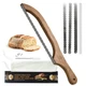 Thekitchenclick Kitchen Click Bread Knife for Homemade Bread &ndash; 16 Acacia Wood...