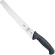 Mercer Culinary M23210 Millennia Black Handle, 10-Inch Wide Wavy Edge, Bread Kni