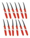 Set 12 Pcs Vegetable Fruit KIWI Carving Knife Stainless Steel Kitchen Art Craft 