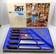vintage 6 Pcs Japan made Lifetime Cutlery Jet Cut D 400 knife fork carving set