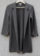 NYCC Women's Black Open Front Long Jacket Blazer Career Casual Size Small NYCC Women's Black Open Front Long Jacket Blazer Career Casual Size Small