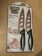 COPPER KNIFE TWO PACK, TEKNO STAYS SHARP FOREVER, NEW in PKG with FREE SHIPPING!