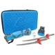 CUDA Cordless Electric Filet Knife W/ Case Two Razor Sharp Blades 6" & 8"