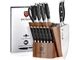 Brodark Professional Chef Knife Set with Sharpener