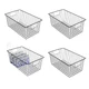 Y.Z.Bros 16" Freezer Wire Storage Baskets - Refrigerator Organizer, Pantry