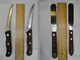 4pcs Vintage 2 Hoan Spreader Knives Japan 2 Chicago Cutlery Steak Knives 103S