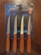 GIBSON HOME-STAINLESS STEEL STEAK KNIFE-SET OF 4- NEW FREES SHIPPING