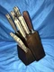 THE PIONEER WOMAN COWBOY RUSTIC 14-PIECE FORGED CUTLERY KNIFE BLOCK SET W2
