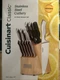 Cuisinart Classic Stainless Steel Knife Block Set 15-Piece