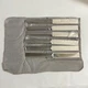Set Of 6 Capri Italy Stainless Steel CAP2 Solid Handle Steak Knife 7 3/4&rdquo; MCM