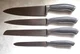 Lot of 4 Cuisinart GRAPHIX Collection SS Blades Knives Chef Bread Slicer Utility