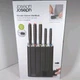 Joseph Joseph Elevate Knives Slimblock 5 Piece Knife Set Ceramic Sharpener New