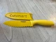 Cuisinart 6" Serrated Knife C550112-SW Yellow w/ SHEATH 502355 0318