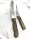 2 R.H. Forschner Co. Victorinox Knives 474-10 & 407-6 Made In Switzerland Curved