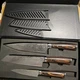 SANDEWILY Professional Kitchen Knives High Carbon Stainless Steel Chef Knife ...