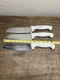 Lot of 3 Daily Chef Food Service Chef Knive's K1900/009 Stainless Knife 7 "blade