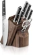 Cangshan TC Series 1021219 Swedish 14C28N Steel Forged 8-Piece Knife Block Set!!