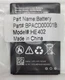 New Replacemt Battery for AT&T Cingular Flex 4G LTE Flip - HE402 (BPACD00001B)