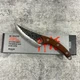 Huusk Kitchen Knife Chef Knife 5.8" 18/10 Stainless Steel Oak Wood Handle Japan
