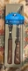 New NOS Chicago Cutlery Walnut 2 Piece Carving Set 8&rdquo; Knife 6&rdquo; Fork #1062782