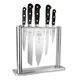 Mercer Culinary M23500 Renaissance&reg; 6-Piece Knife Set w/ Tempered Glass Base