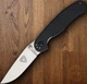 Ontario Folding Linerlock Knife 3" Satin D2 Tool Steel Blade Black Nylon Handle